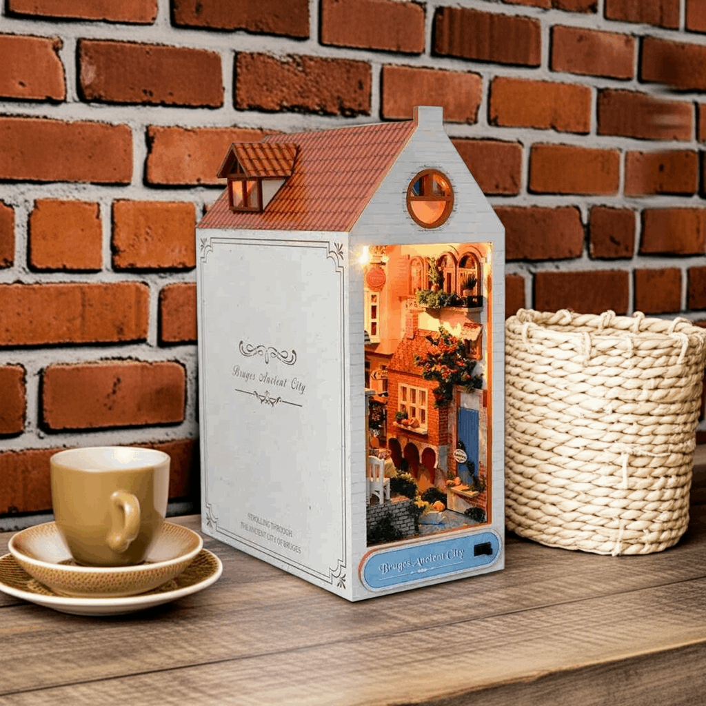 Bruges Ancient City DIY Book Nook Kit