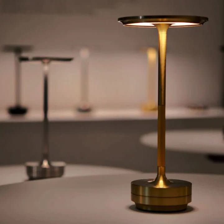 LED table lamp with dimmable mood light & modern design