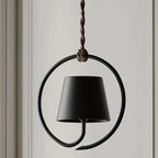 Wireless LED Pendant Light with Touch Dimmer & Warm White Light