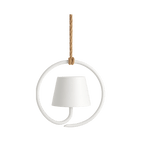 Wireless LED Pendant Light with Touch Dimmer & Warm White Light