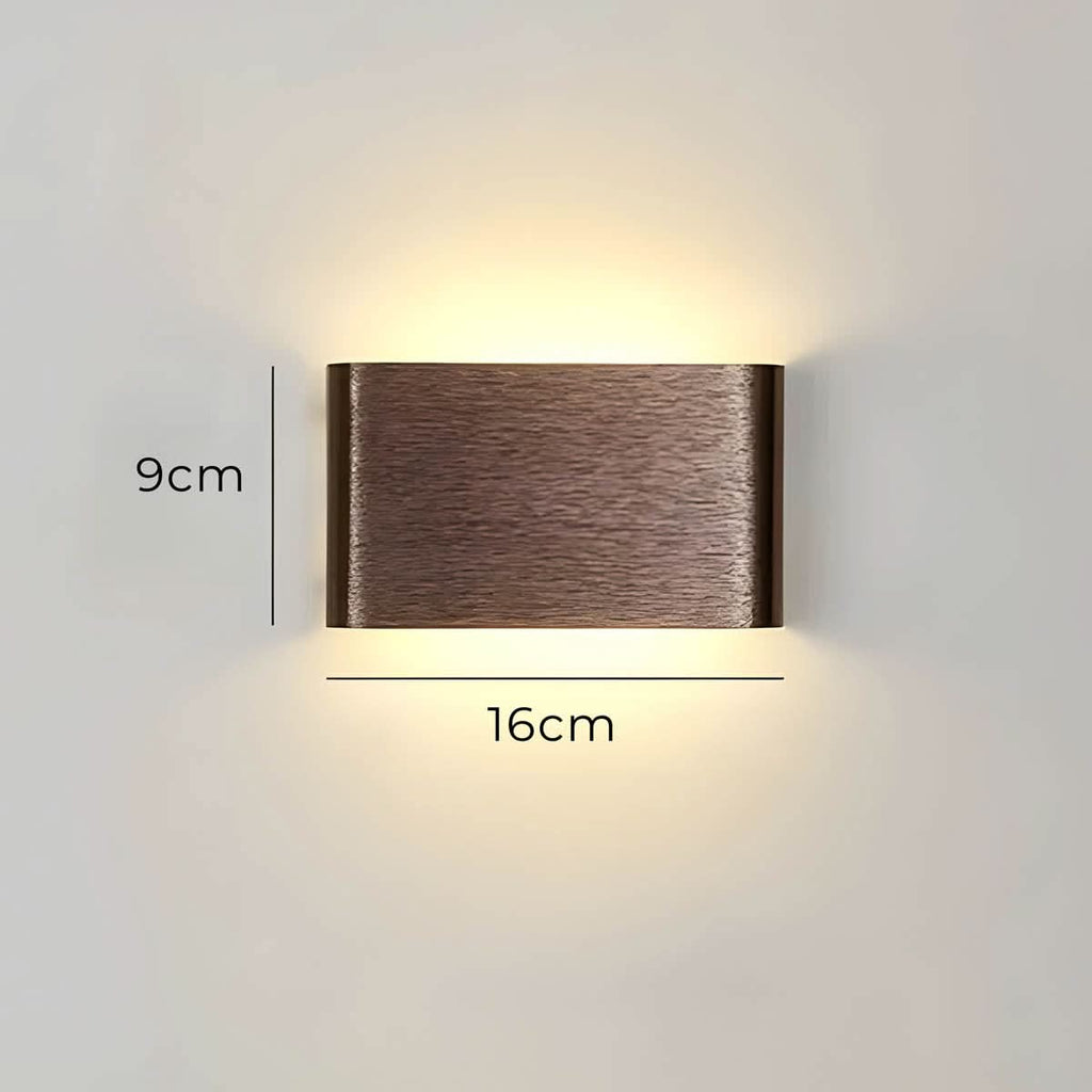 Modern LED Wall Lamp – Elegant Aluminum & Glass Design