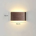 Modern LED Wall Lamp – Elegant Aluminum & Glass Design