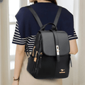 Elegant women's backpack with well thought-out compartmentalisation & comfort straps