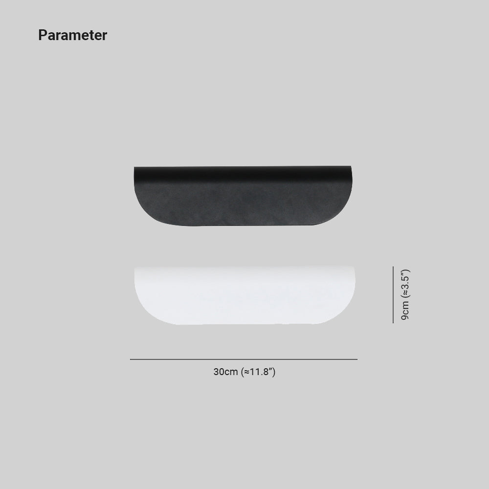 Modern Waterproof Curved Outdoor Wall Lamp