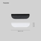 Modern Waterproof Curved Outdoor Wall Lamp