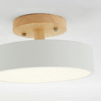Modern Wood LED Ceiling Light with Dimmable Function