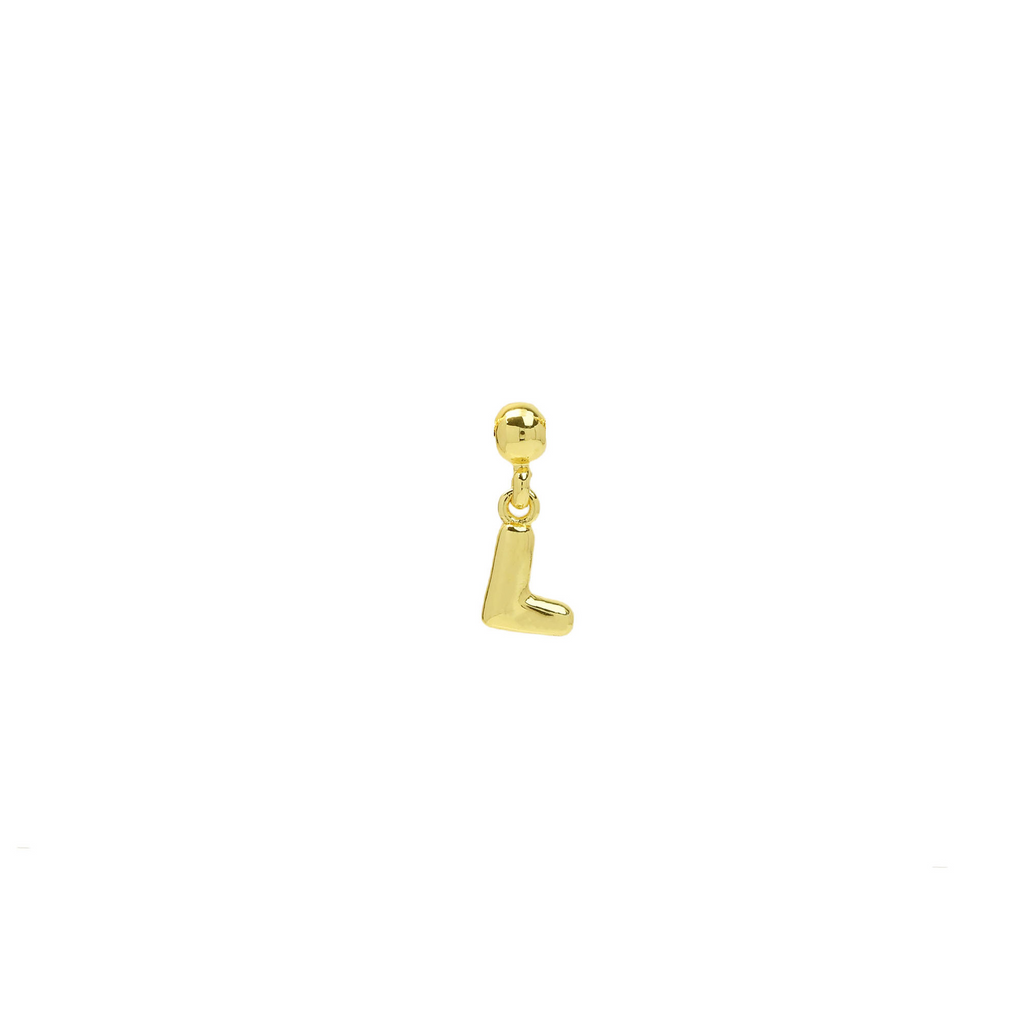 Dainty Satellite Bubble Letter Name Necklace