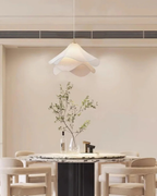 Ceiling Lamp with Floral Pattern and Elegant Finish