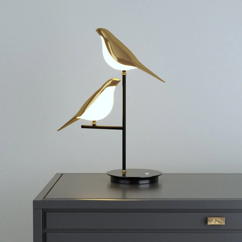 MrBird Table Lamp – Charming Decorative Bird-Shaped Lamp with Soft LED Light