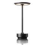 Table lamp gold metal wireless LED light
