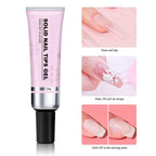 Long-lasting gel nail polish with quick-drying, durable formula