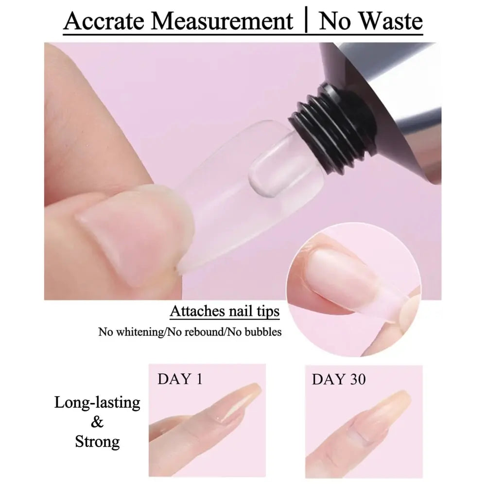 Long-lasting gel nail polish with quick-drying, durable formula
