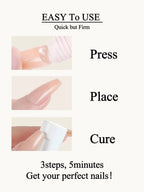 Long-lasting gel nail polish with quick-drying, durable formula