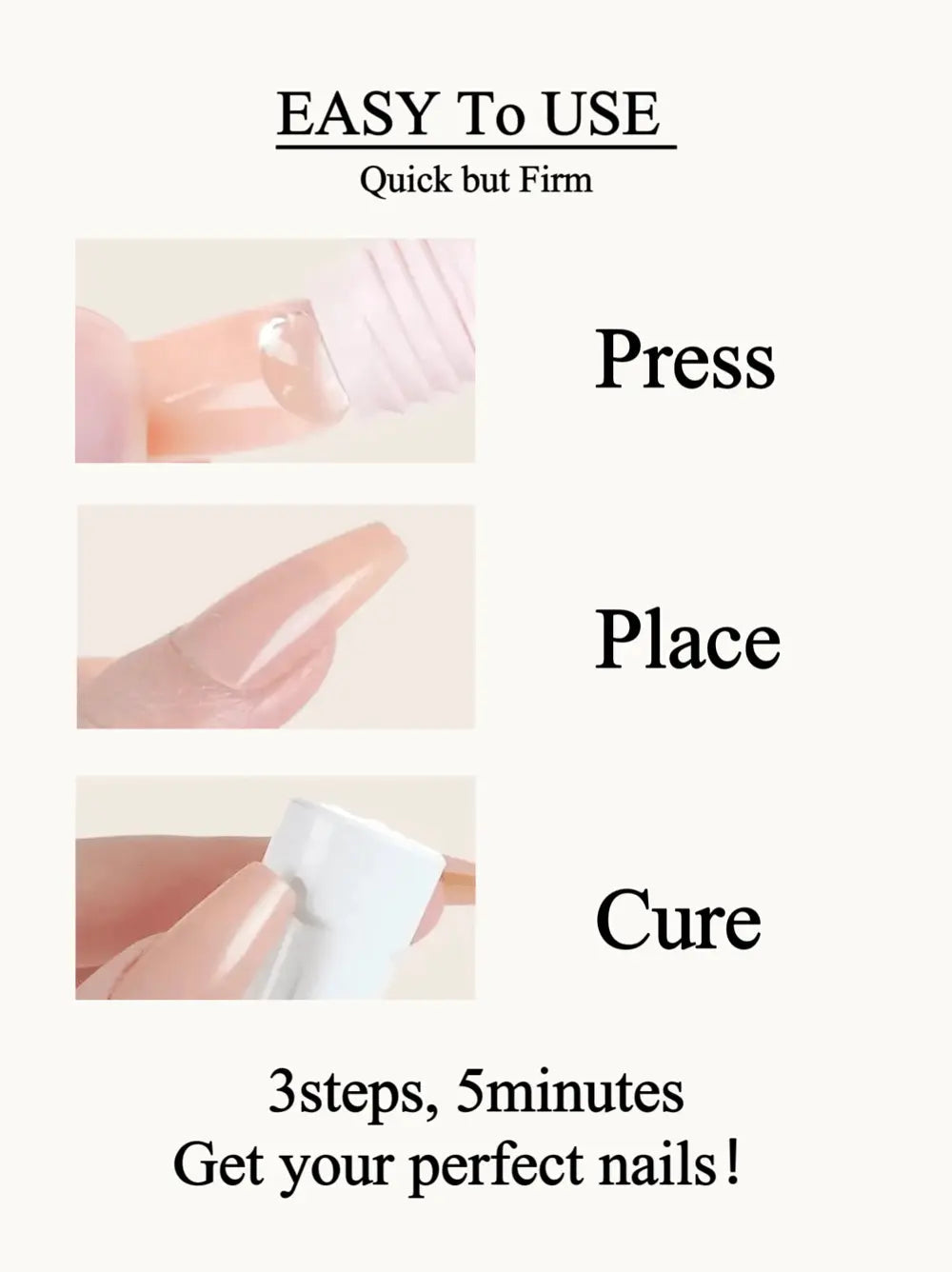 Long-lasting gel nail polish with quick-drying, durable formula