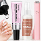 Long-lasting gel nail polish with quick-drying, durable formula