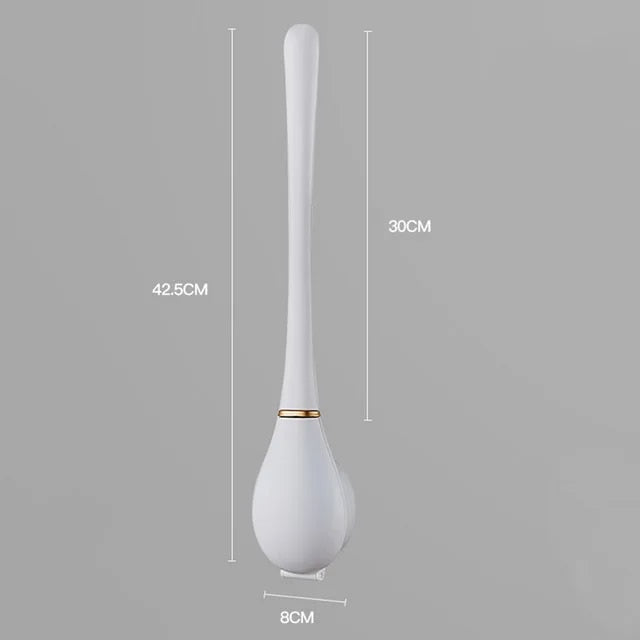 SumiClean - Slim Silicon Toilet Brush for Your Bathroom