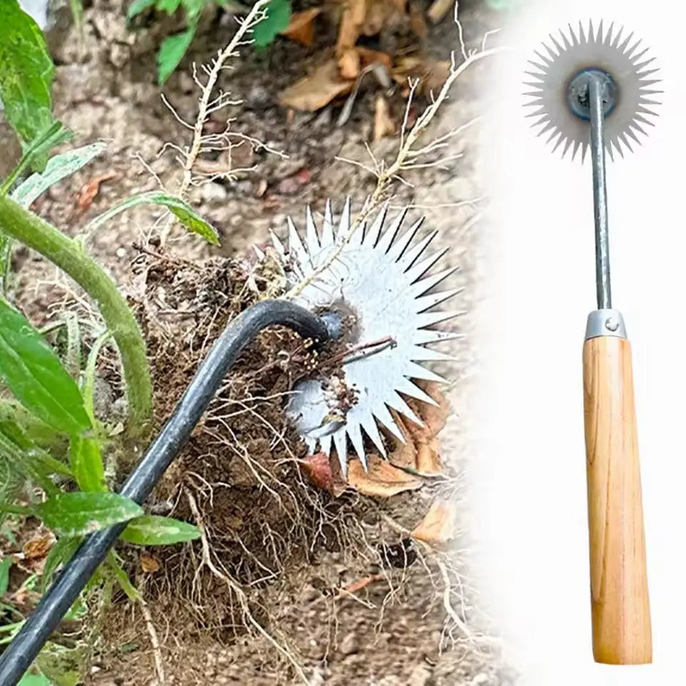 Durable Sunflower Hoe with Wooden Handle