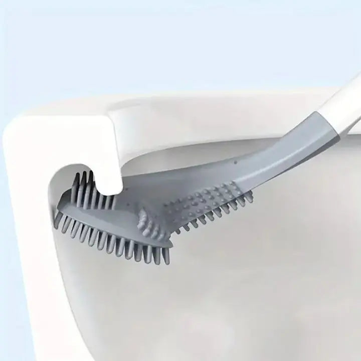 Long-handled Silicone Toilet Brush