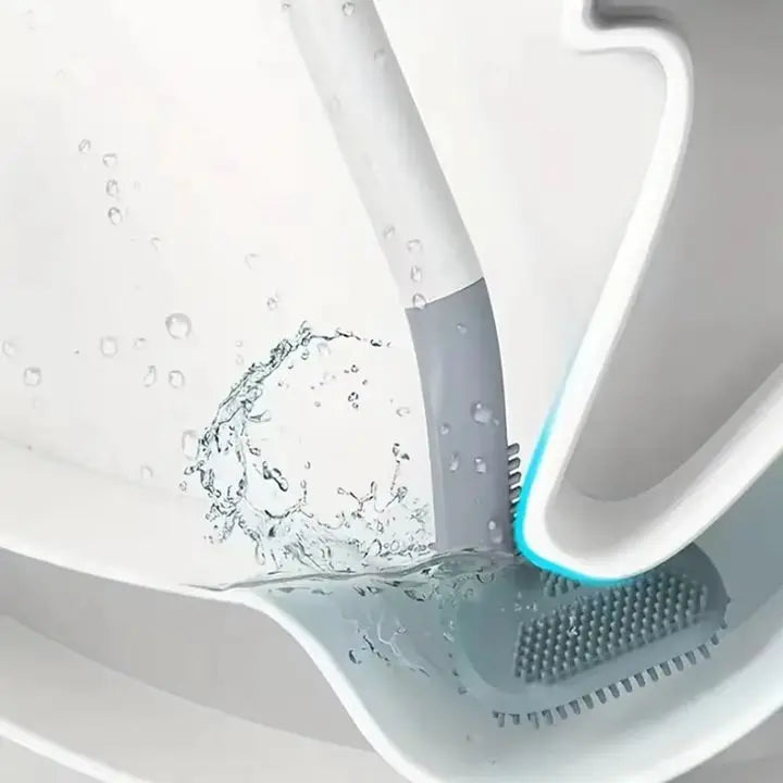Long-handled Silicone Toilet Brush