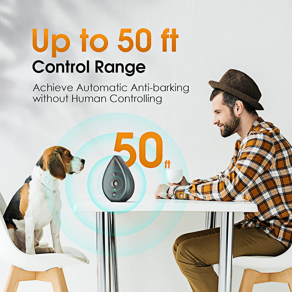 SilentHome Ultrasonic Bark Stopper – Wireless Anti-Barking Device for Indoor Use