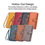Stylish Leather Wallet with Wristband