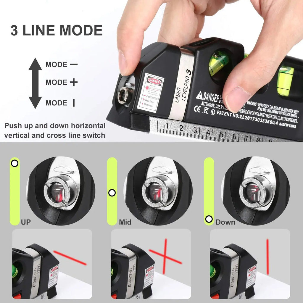 Laser tool for precise measurements and alignments