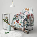 Laurel Nature-Inspired Soft Blanket