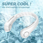 Silent Neck Fan – Hands-free, safe & ideal for summer activities