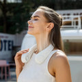 Silent Neck Fan – Hands-free, safe & ideal for summer activities