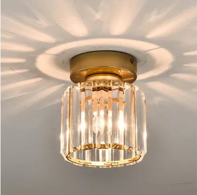 Crystal ceiling light – Luxury lampshade made of crystal for hallway and living room