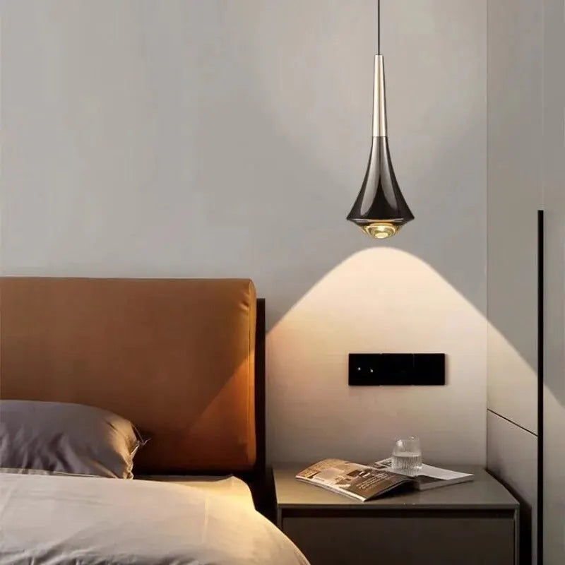 Modern silver-plated pendant light – Stylish lighting for dining room or kitchen