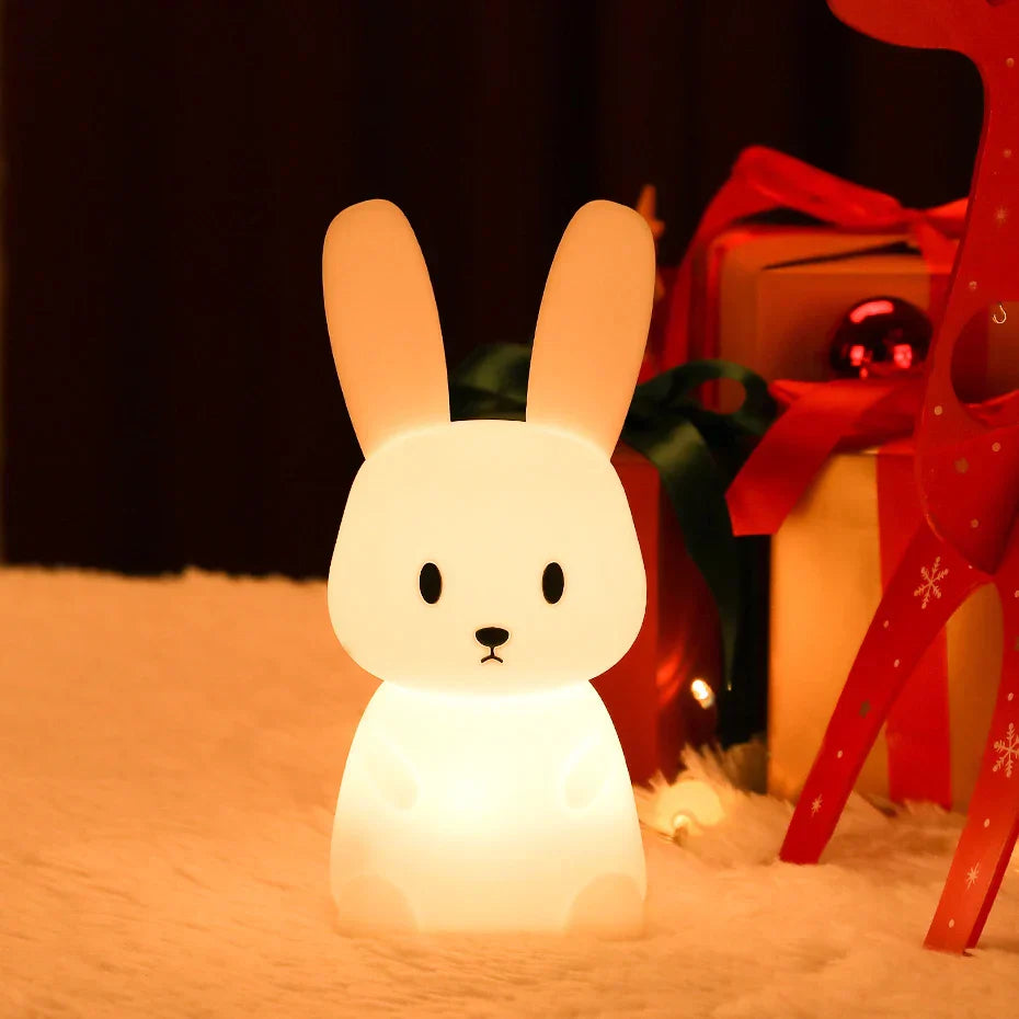 LED Night Light for Kids – Dimmable Night Lamp with -Design, USB Rechargeable, Touch Control