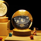 Solar-System Table Lamp – LED Light with Planet Design for Living Spaces