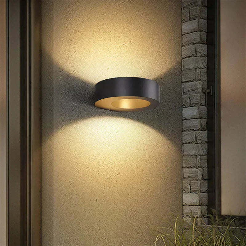 Outdoor Aluminum Wall Light for Patios, Pathways, and Driveways