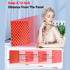 GlowVibe | Red Light Therapy Panel | Stimulates Cell Repair & Improves Skin Elasticity | Discover the Magic of Red Light