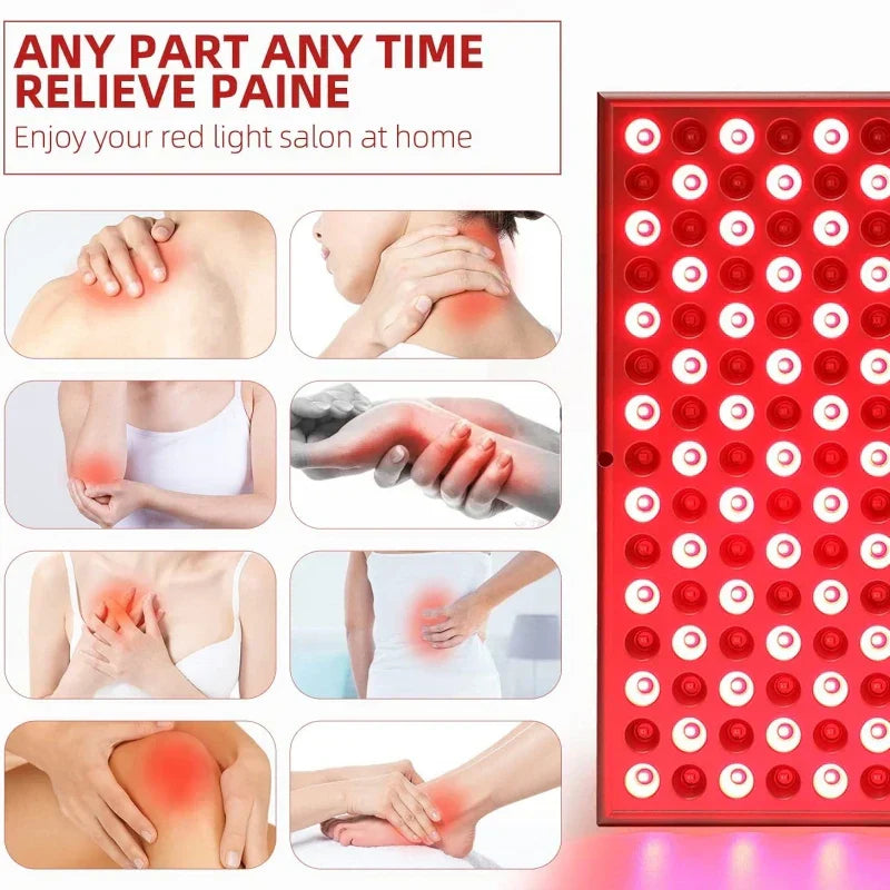 GlowVibe | Red Light Therapy Panel | Stimulates Cell Repair & Improves Skin Elasticity | Discover the Magic of Red Light