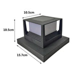 LED Solar Column Light for Outdoor Use - Weatherproof and energy-saving outdoor lighting, ideal for garden and terrace