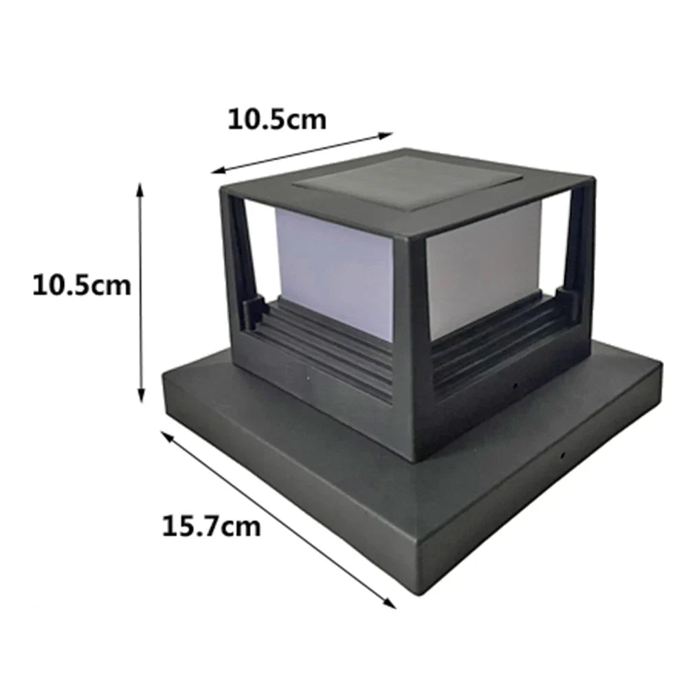 LED Solar Column Light for Outdoor Use - Weatherproof and energy-saving outdoor lighting, ideal for garden and terrace