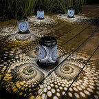 3D-Solar-Helmet Lights for the Garden