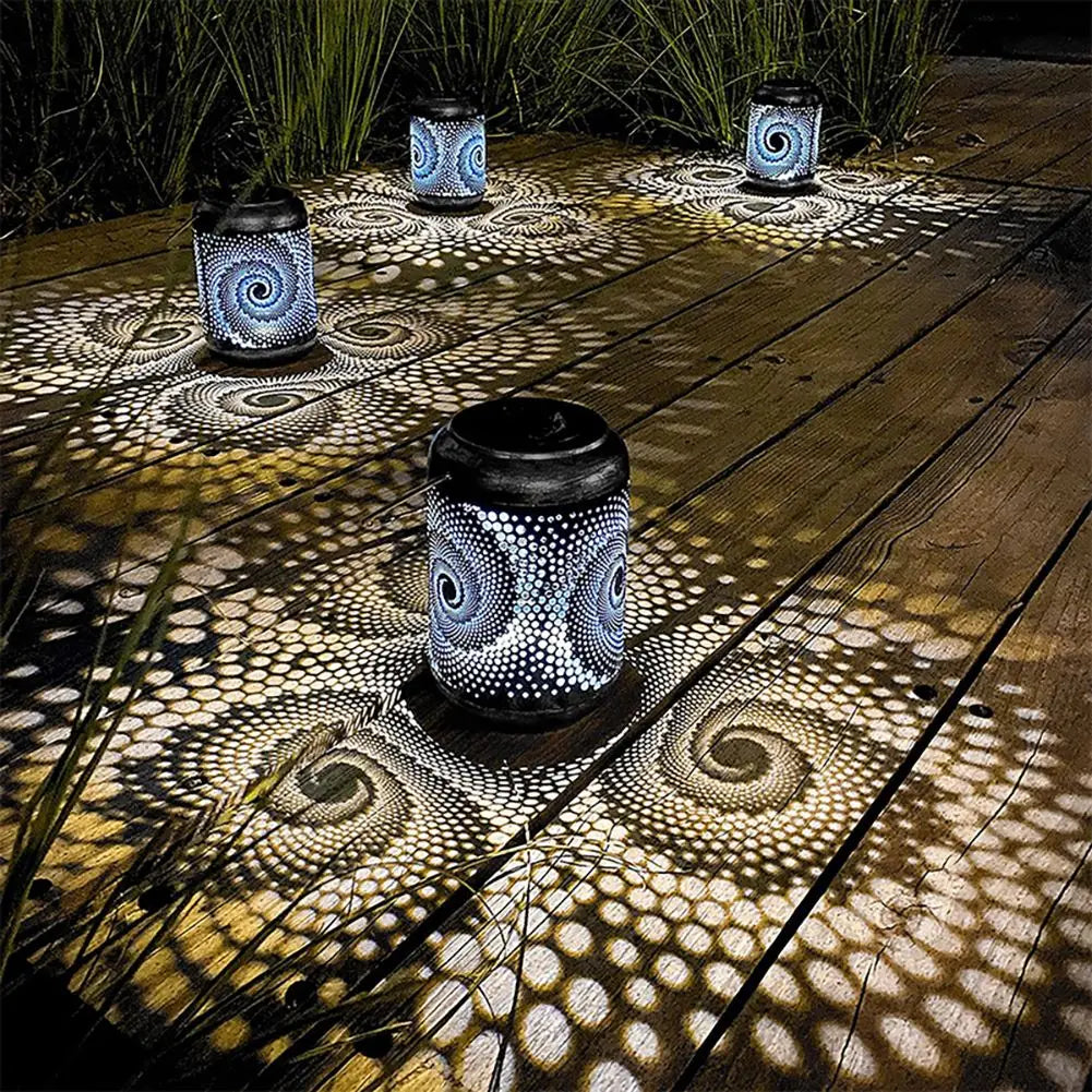 3D-Solar-Helmet Lights for the Garden