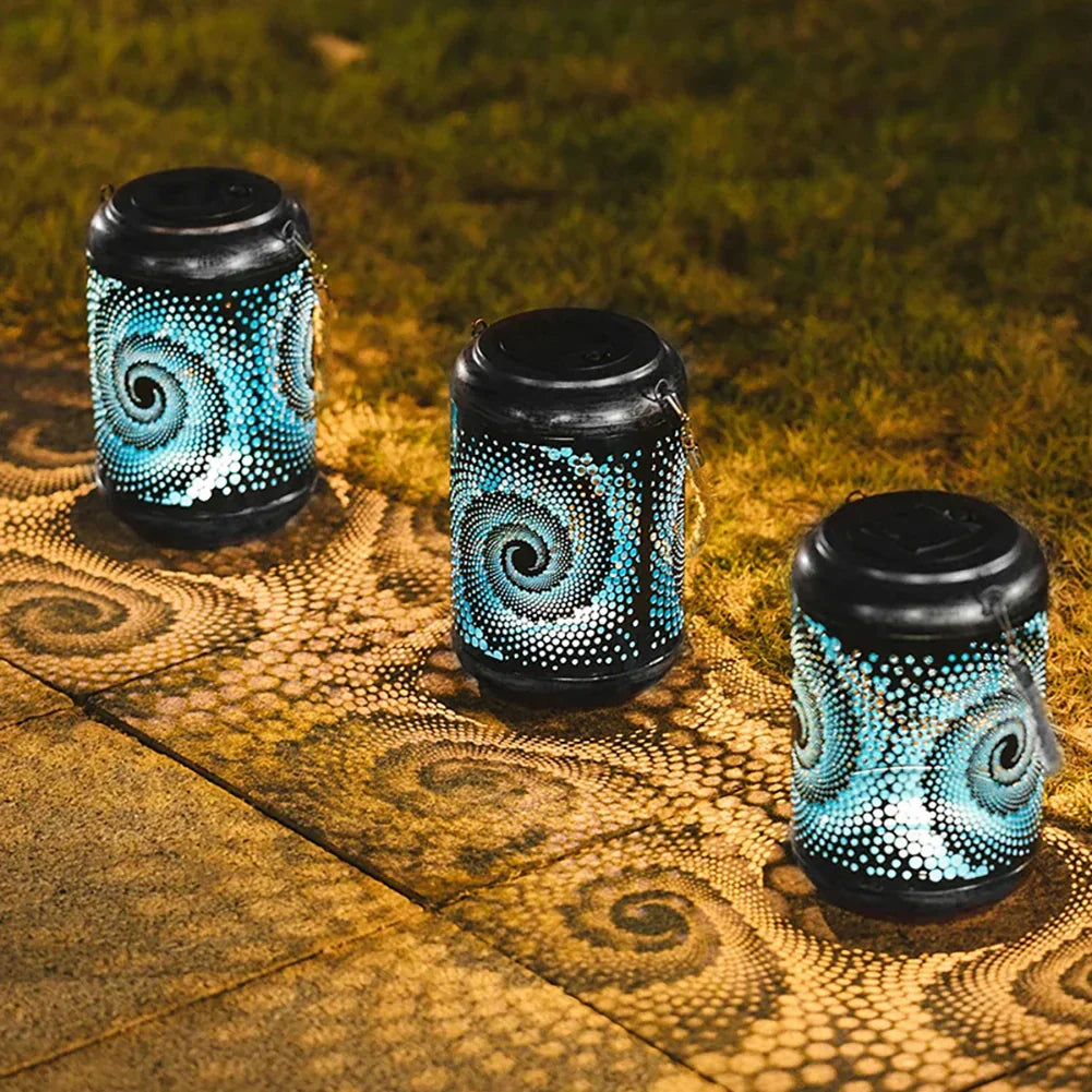 3D-Solar-Helmet Lights for the Garden