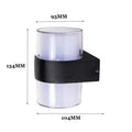 AquaLuxe Waterproof Outdoor LED Wall Light