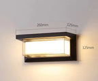 Modern Wall Lamp for Outdoor – Weatherproof LED Outdoor Light for Terrace & Garden