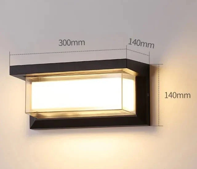 Modern Wall Lamp for Outdoor – Weatherproof LED Outdoor Light for Terrace & Garden