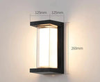 Modern Wall Lamp for Outdoor – Weatherproof LED Outdoor Light for Terrace & Garden