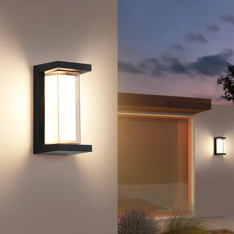 Modern Wall Lamp for Outdoor – Weatherproof LED Outdoor Light for Terrace & Garden