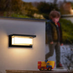 Modern outdoor wall light for garden and terrace