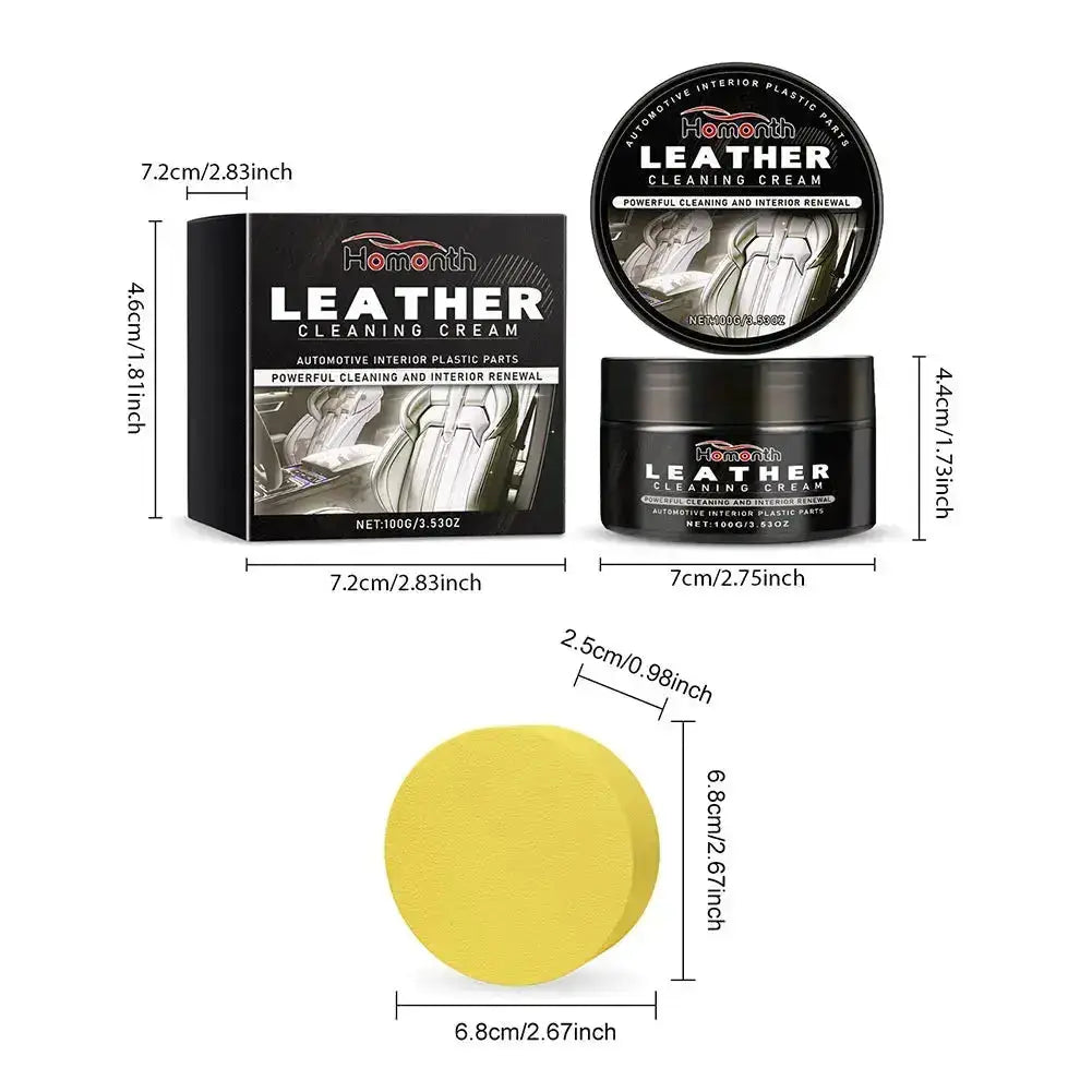 Leather care cream for sustainable pRedection & natural shine