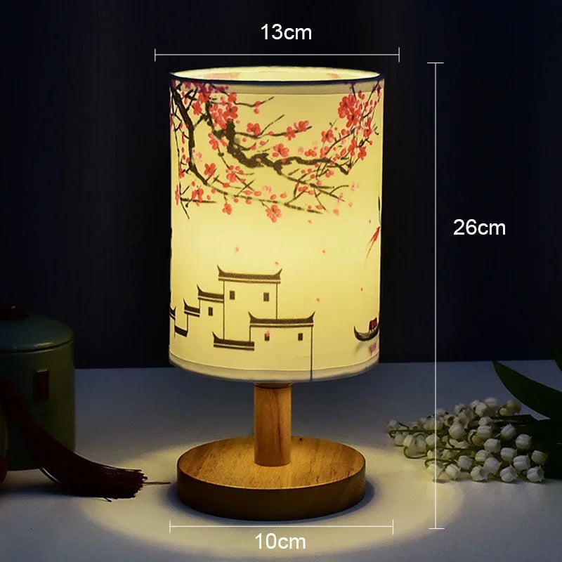 Japanese Lamp - Rose Lamp - Dimmable - Night Lamp