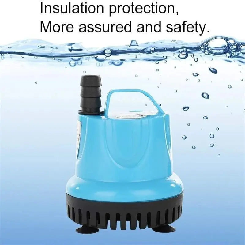 Leise submersible pump for aquariums, fountains, and hydroponic systems